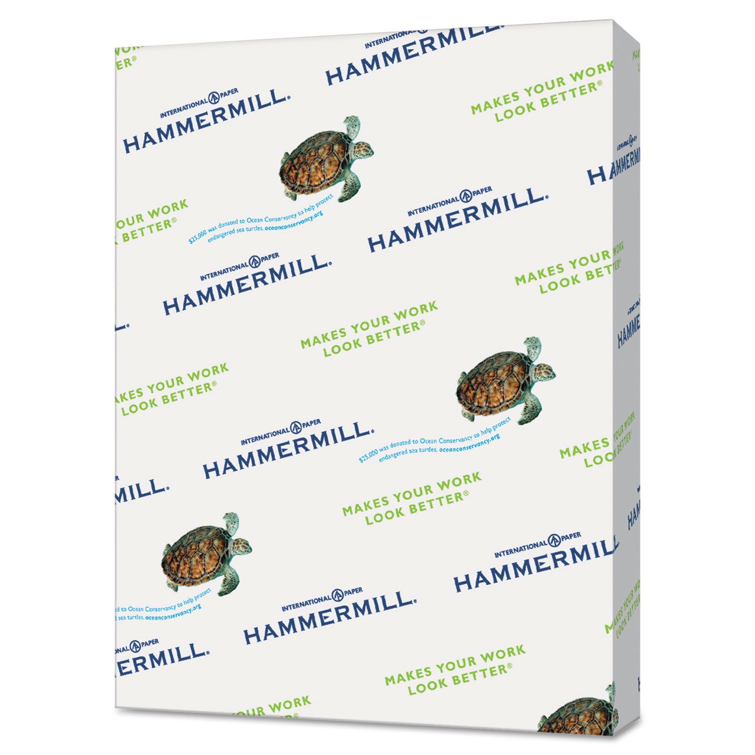 Hammermill 103366 Recycled Colored Paper, 20lb, 8-1/2 x 11, Green, 500 Sheets/Ream