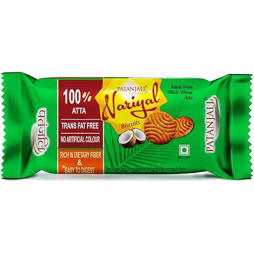 Patanjali Nariyal Biscuits 68Gms