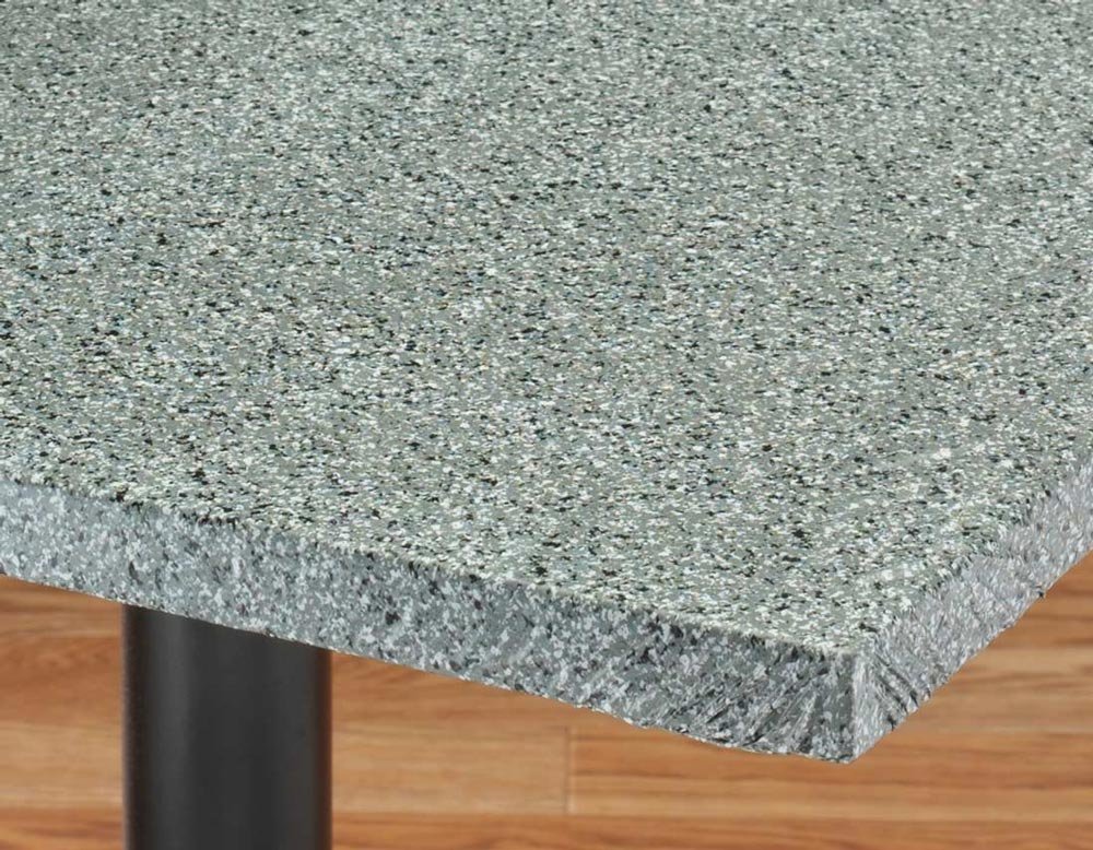 Miles Kimball Granite Vinyl Elasticized Banquet Table Cover, Gray