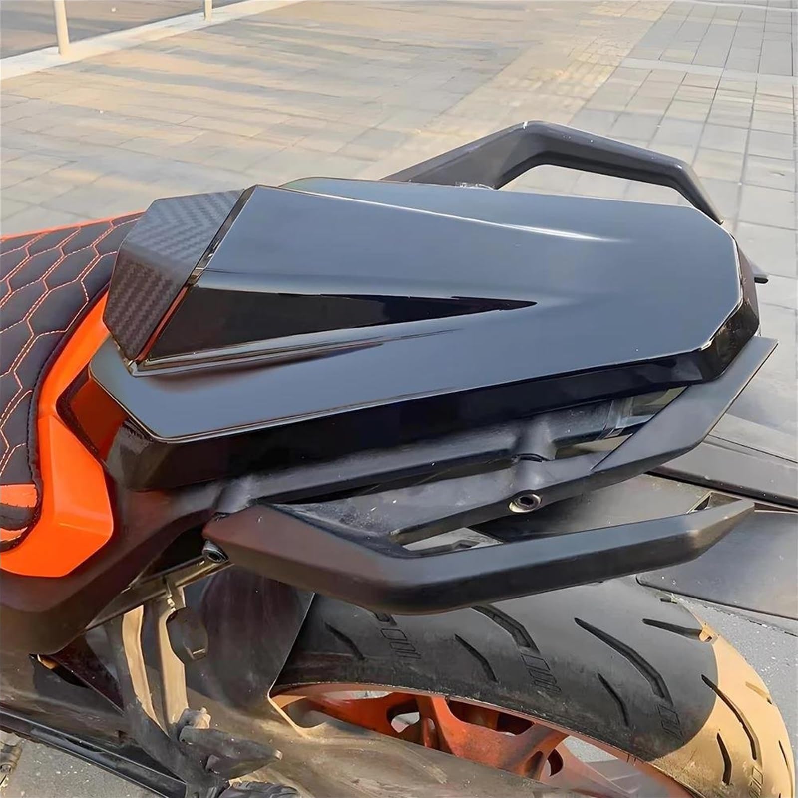 Moto Siège Arrière Capot Couvercle Siège Arrière Moto Capot Carénage pour Duke 390 125 250 2017-2025 pour Duke125 pour Duke390 pour Duke250 2024 Carénage Arrière(F 2017-2023)