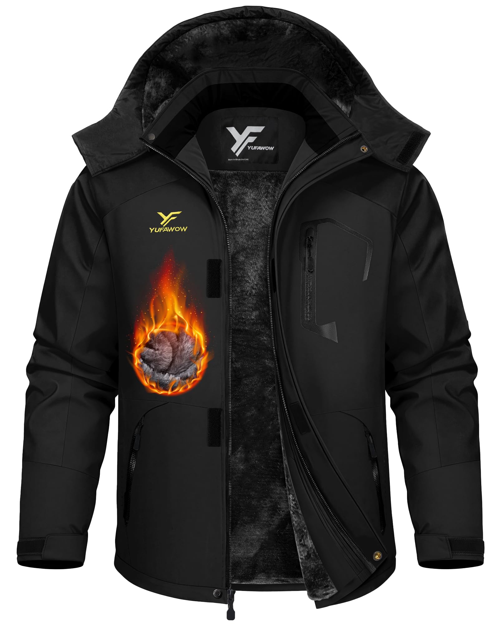 Yufawow Men Winter Jacket