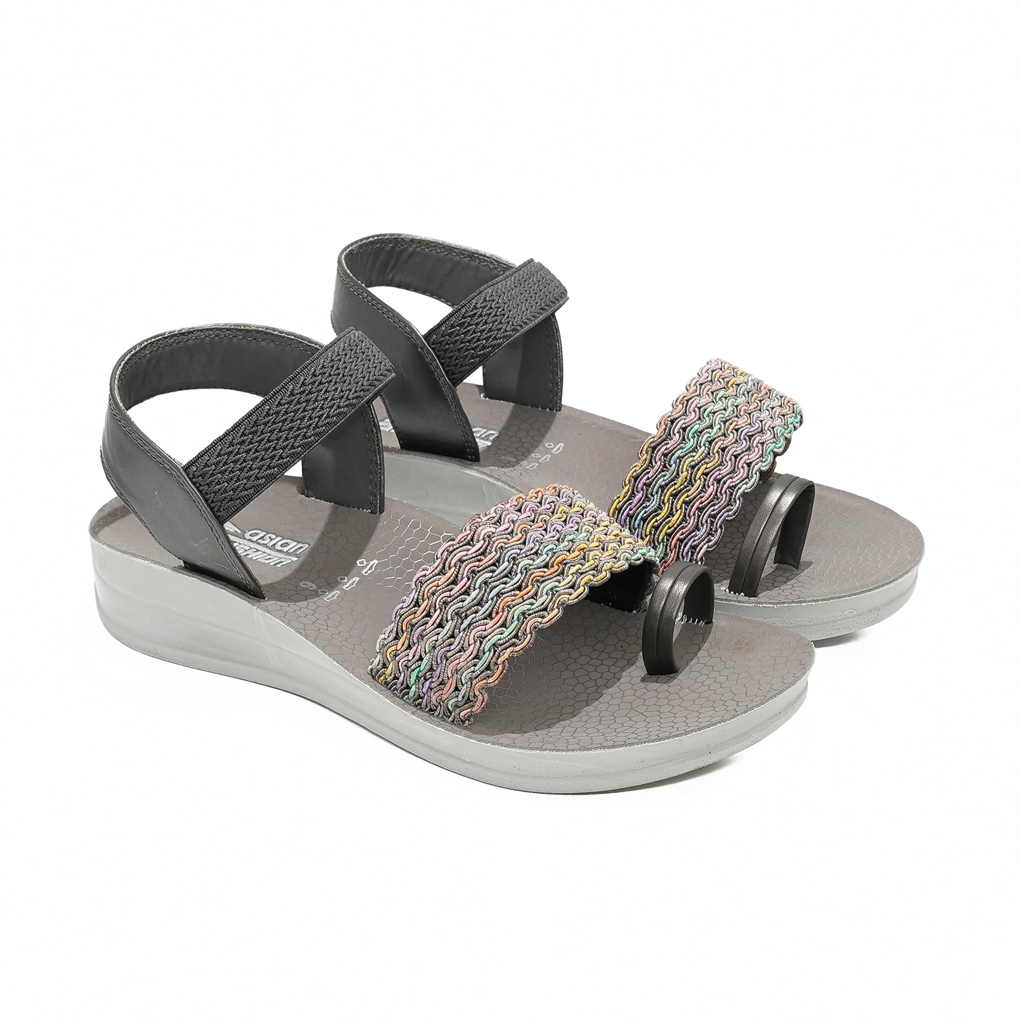 ASIAN Womens Casual Daily Used Office Outdoor Lightweight Sandals & Slipper for Womens & Girls Grey (B0CK4VCMVW) Amazon Price History, Amazon Price Tracker
