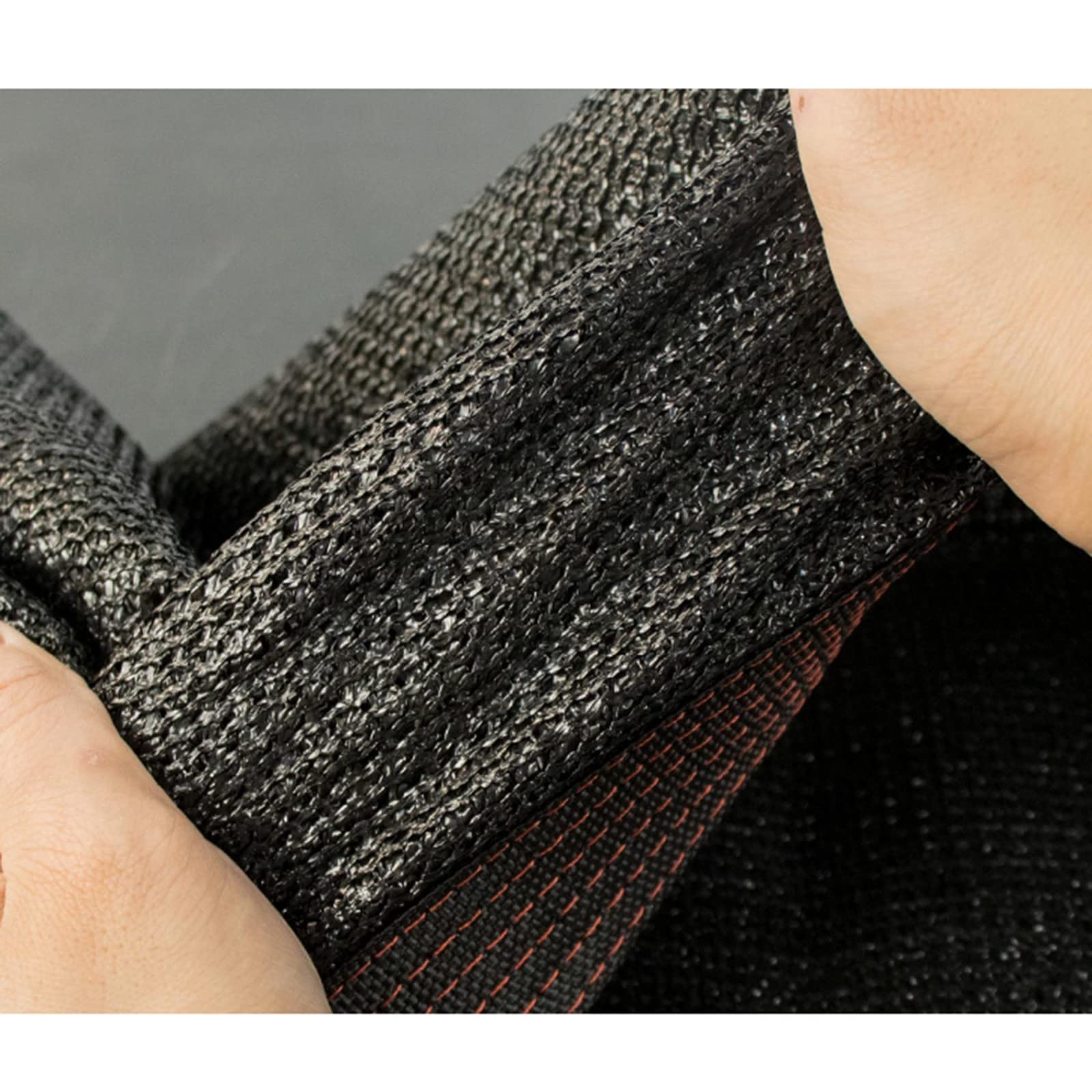 Kooein Black Shade Netting ,Fabric Shade Cloth,Anti-Uv Net With Grommets,Patio,Garden,Roof,Weatherproof Netting,Plant Covers,Foldable,1.5X2m/4.9X6.6ft