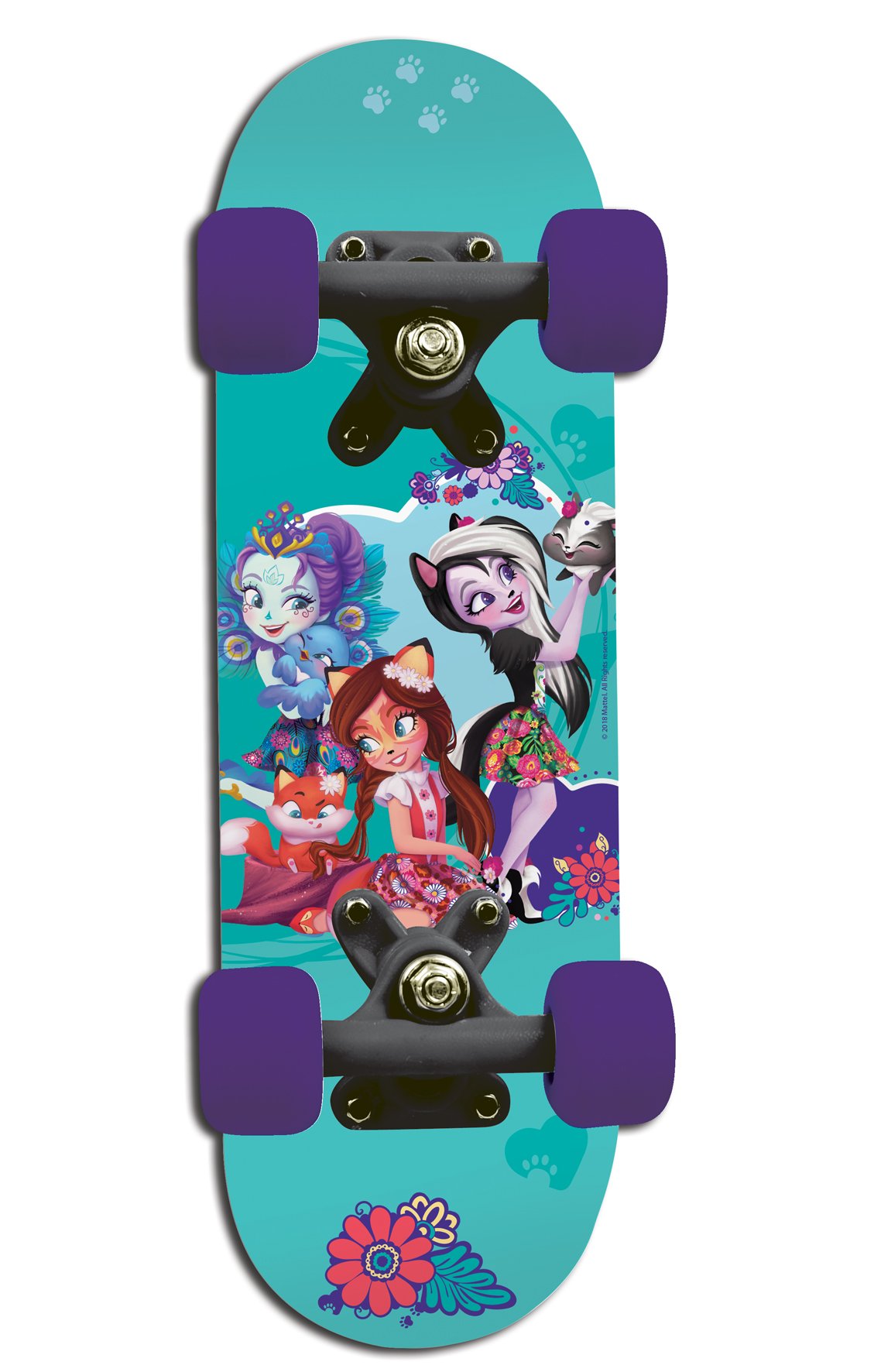 Enchantimals OENC247 Skateboard, Unisex Bambini, Multicolore, Bambino