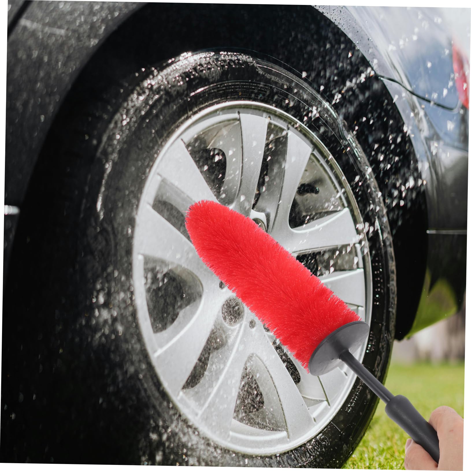 GLEAVI 3stücke Tire Wheel Cleaning Brush Ergonomische Reinigungsbürste Für Reifen Und Felgen Sanfte Kratzer Für Und Motorräder Effektive Entfernung Von Schmutz Und Ablagerungen