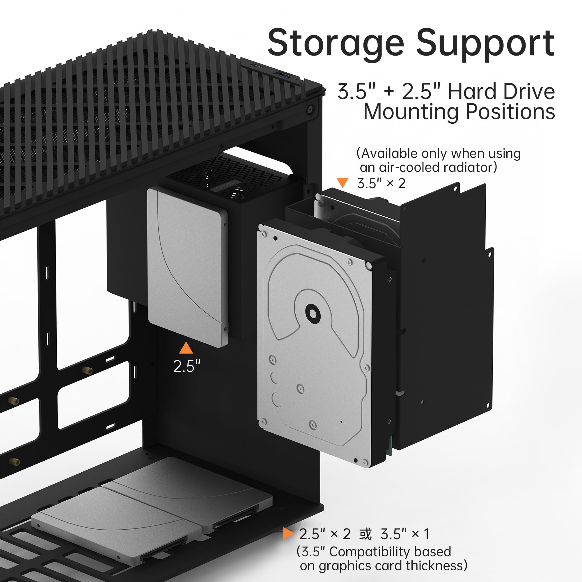 Amazon.com: COOJ Z18 Side Glass,matx Micro-ATX/Mini-ITX Gaming PC 