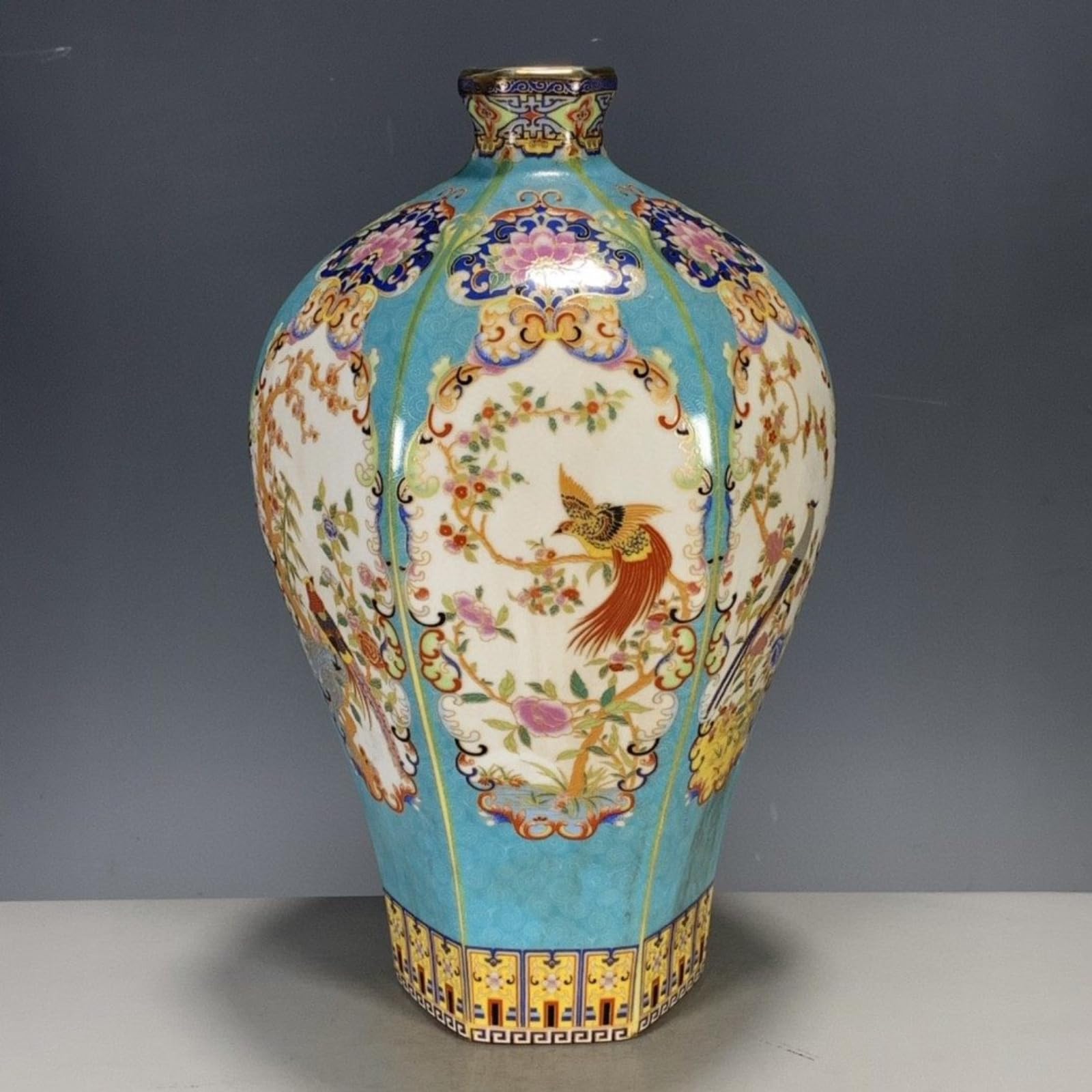 Vase en céramique antique style chinois haut de gamme pour intérieur