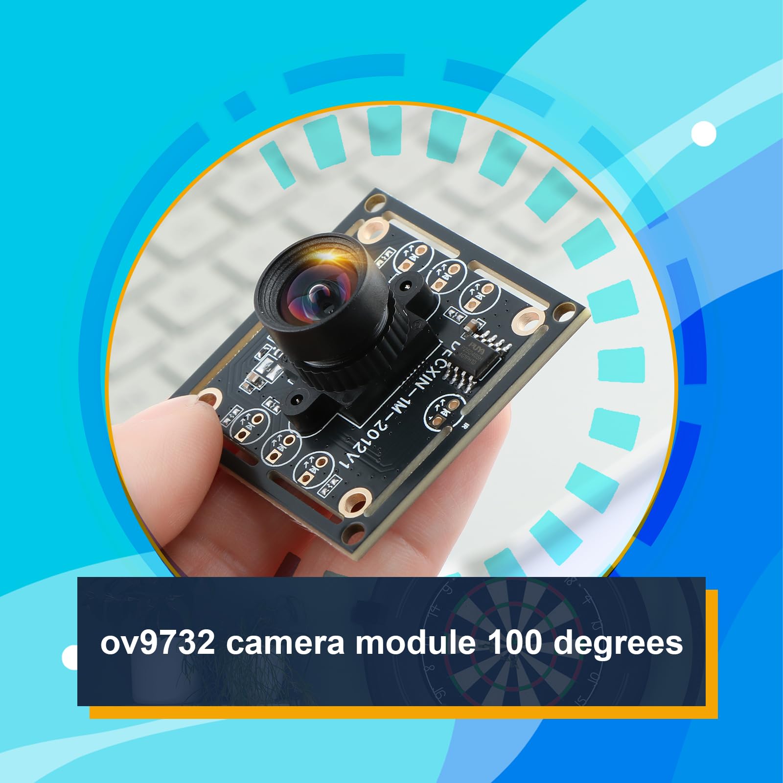 ov9732 Kameramodul 100 Grad für autodarts Dart Kamerasystem 3 Satz 1280x720 30fps Gesichtserkennung Bilderfassung 2M Kabel USB2.0 Ausgang Phone