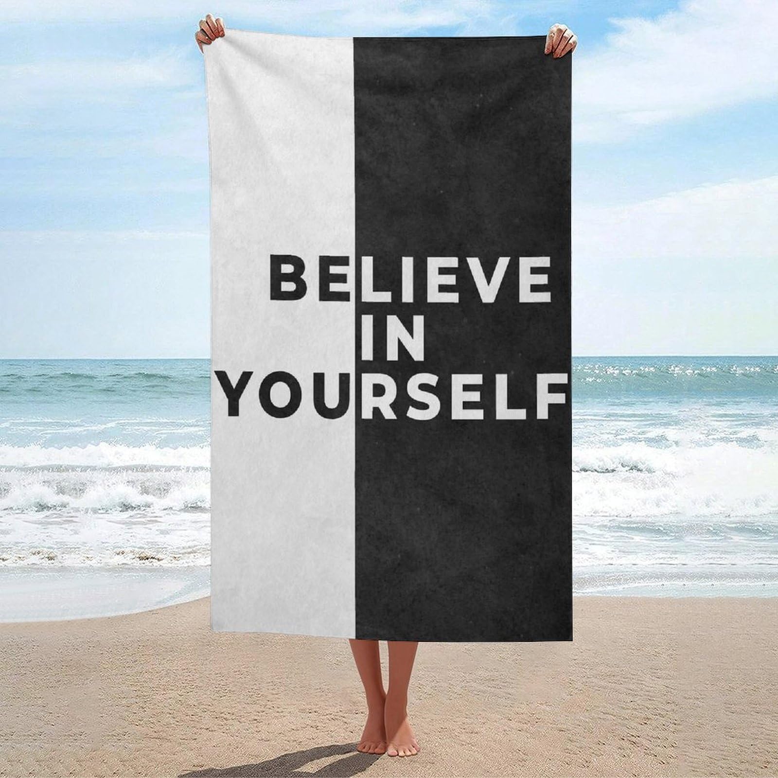 Serviette de plage pour le bronzage drap de piscine compact pour vacances et natation