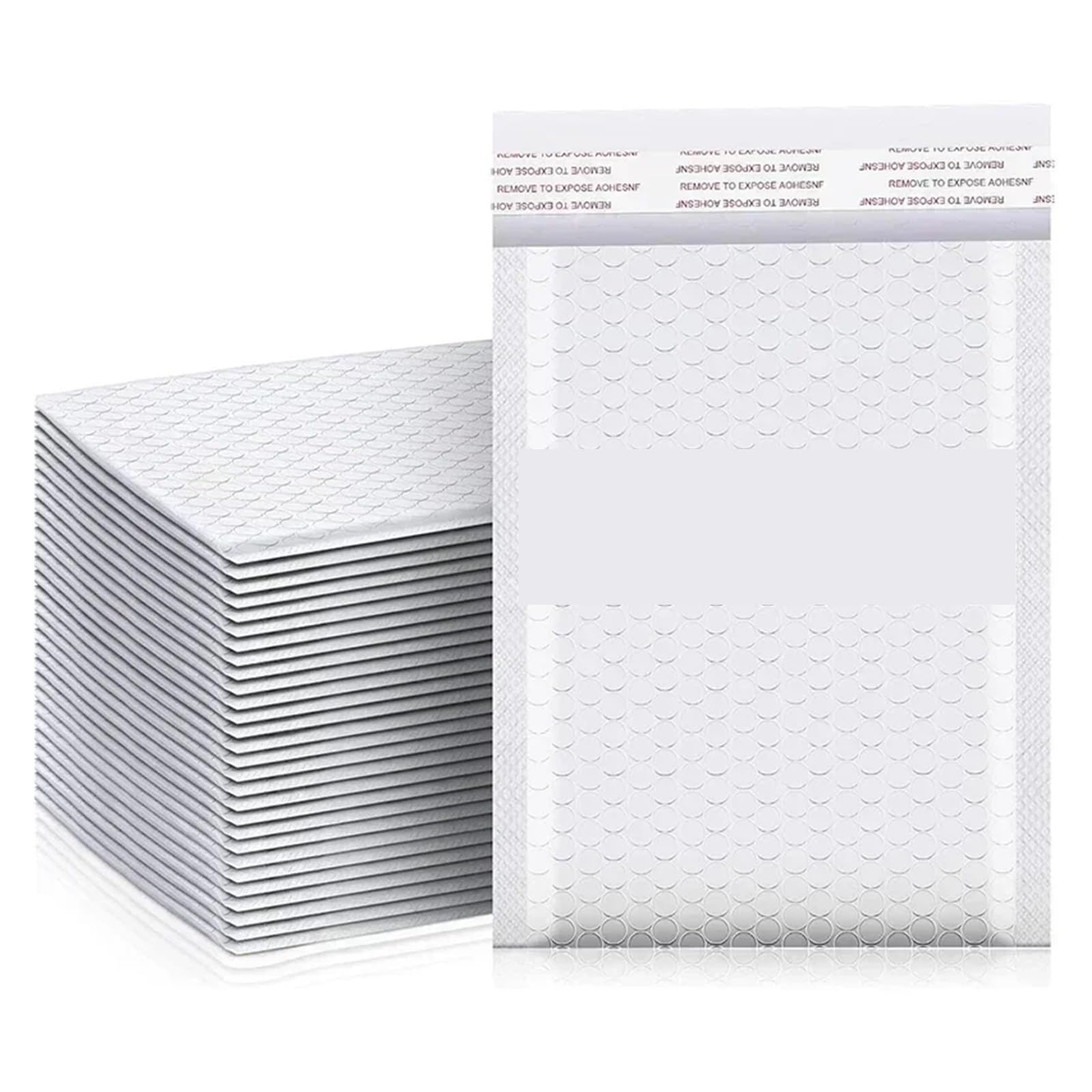 Self Sealing Bubble Cushion 100/10pcs Thickened White Bubble Envelopes Bags Waterproof Self Sealing Shipping Packaging Bag Mailers Storage Organizer(18x23cm,30PCS)