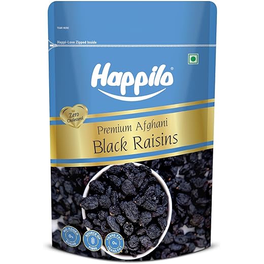 Happilo Black Raisins - Fiber Rich 250g