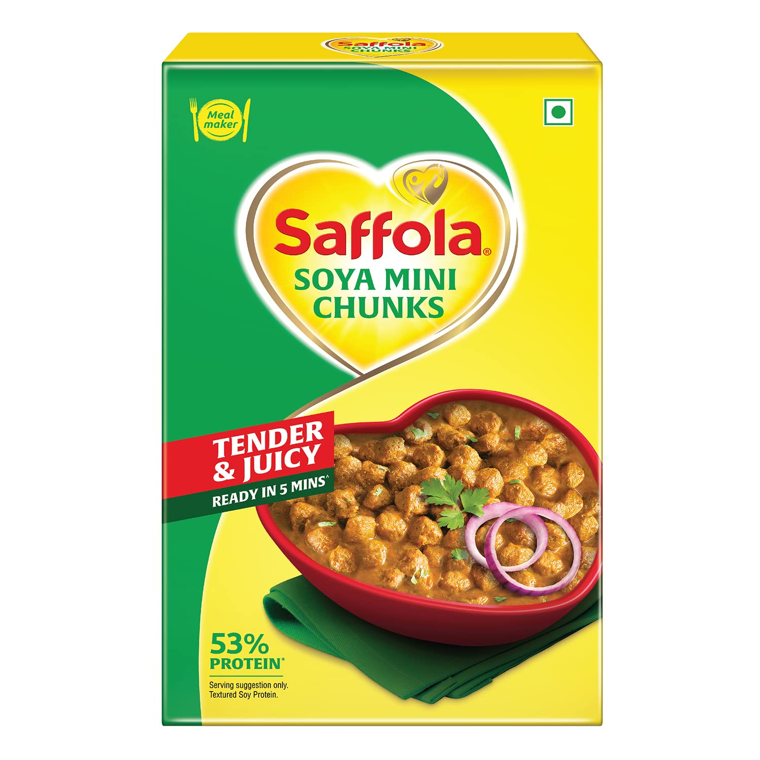 See full amazon price history chart for Saffola Soya Mini Chunks, Tender & Juicy, 53% Protein, 200 Gram Saffola Soya Mini Chunks, Tender & Juicy, 53% Protein, 200 Gram (B0B4WY36MC) Amazon Price History, Amazon Price Tracker