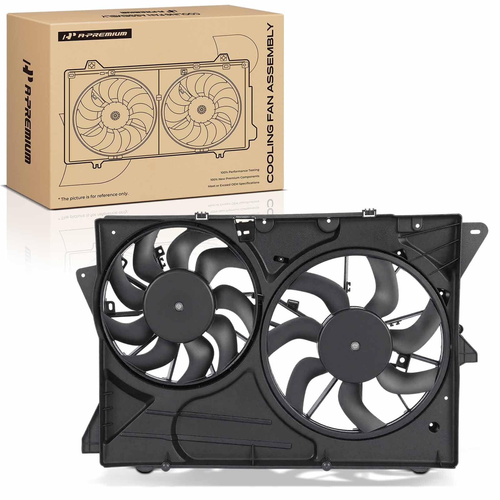 Photo 1 of **USED** A-Premium Engine Radiator Cooling Fan Assembly