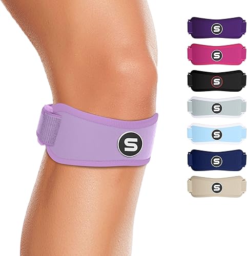 Miniatura 1 de Sleeve Stars - Correa de soporte para tendón rotuliano de marca sueca para mujeres y hombres, rodillera Osgood Schlatter eficaz para jóvenes y