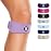 Sleeve Stars Swedish Brand Patellar Tendon Support Strap for Women & Men Effective Osgood Schlatter Knee Brace Youth & Kids Knee Brace with 3 Adjustable Length fits 12-24 (Pair/Light Purple/Adult)
