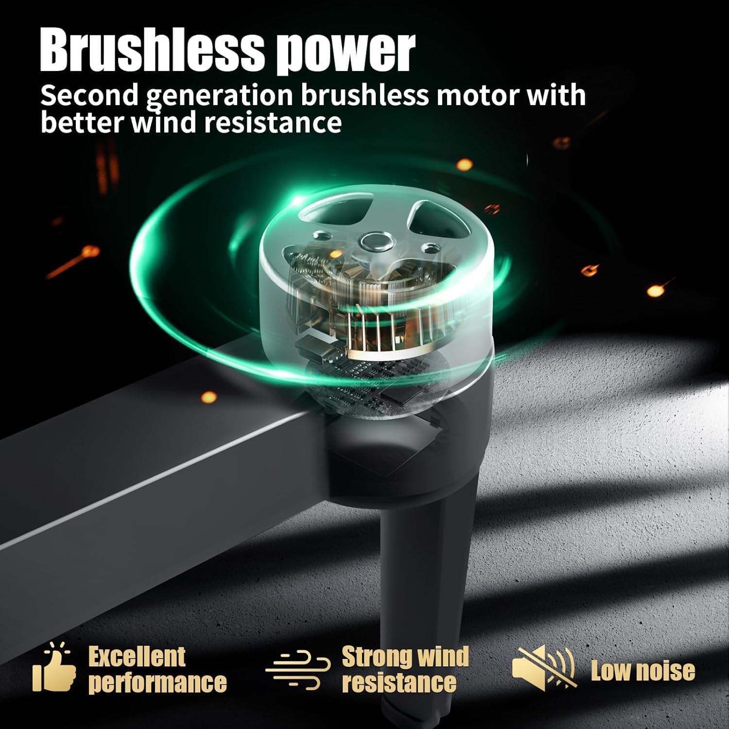 GPS Drone con Telecamera 4K, Wifi FPV Drone Professionale con Motore Brushless,120° Telecamera Regolabile Motorizzata,Evitare Gli Ostacoli,Radiocomando con Schermo,7.4V Batteria
