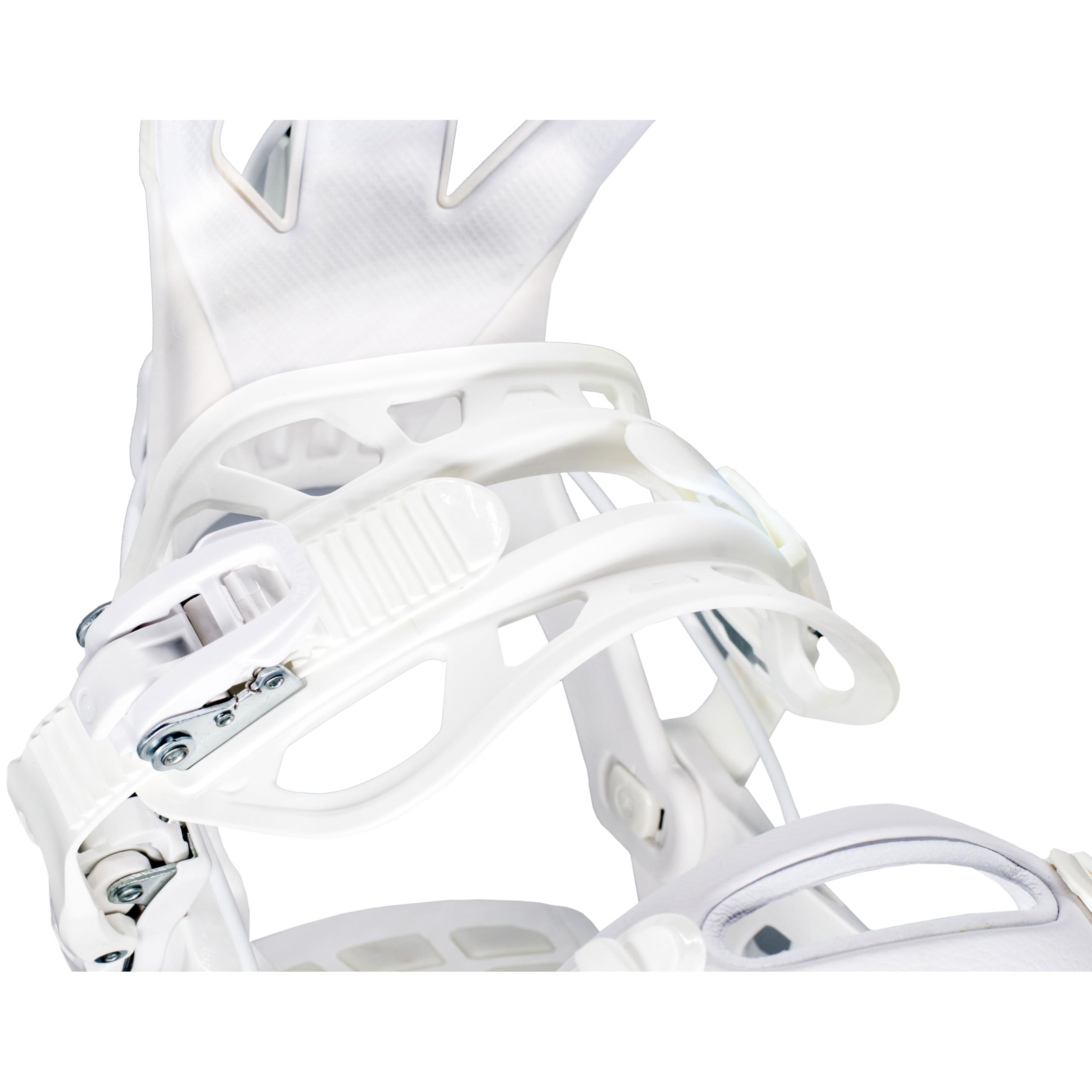 Airtracks Fixation de snowboard Master W Pro Fastec System - Tailles S, M, L (M - Blanc (38-41))
