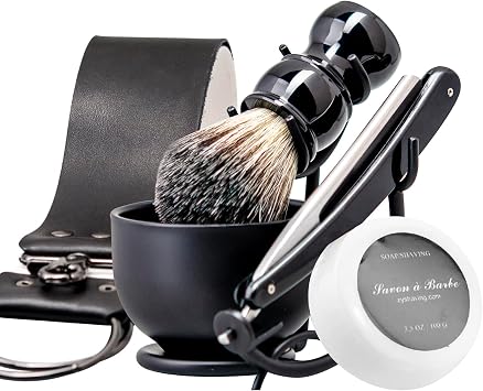 Grandslam Straight Razor Shaving Kit for Men, Wet Shaving Grooming Set