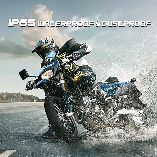 Miniatura 21 de FreedConn Casco de motocicleta Auriculares Bluetooth L1M Casco Auriculares Altavoces Impermeable Auriculares Deportivos de Motocicleta Altavoces