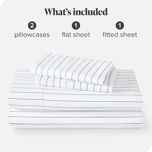 Miniatura 116 de Bare Home Juego de sábanas de tamaño individual XL, tamaño de dormitorio universitario, sábanas de microfibra ultrasuave de 1800 hilos, bolsillos 22