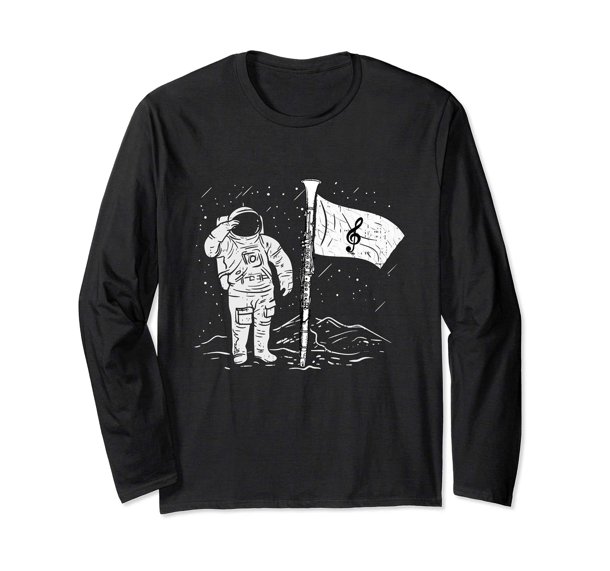 Funny Clarinet For Clarinetists Clarinet Lovers Long Sleeve T-Shirt, Black