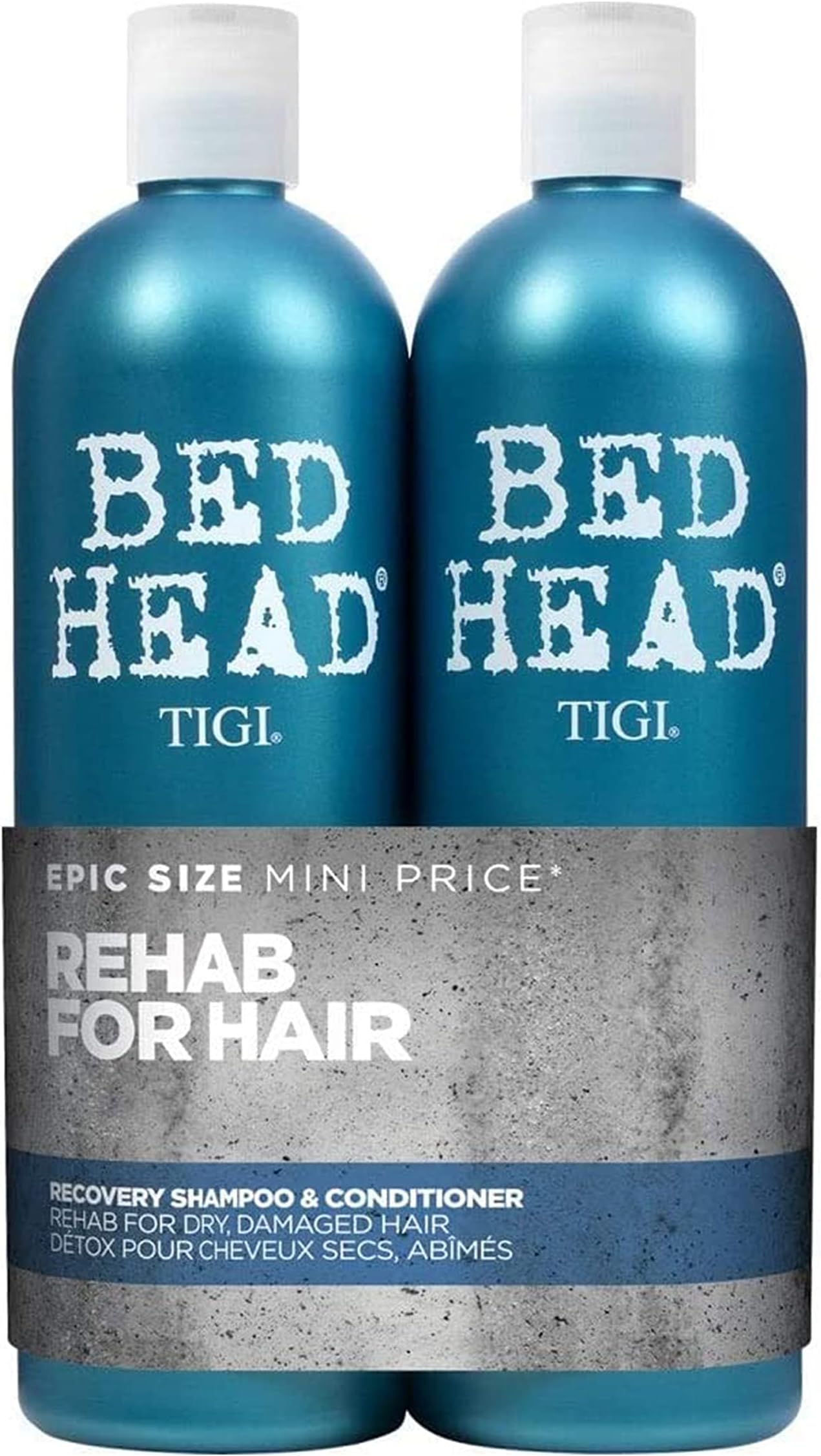 TIGI Bed Head by Urban Antidotes Recovery Shampoo and Conditioner for Dry Hair 25.36 fl oz 2 count