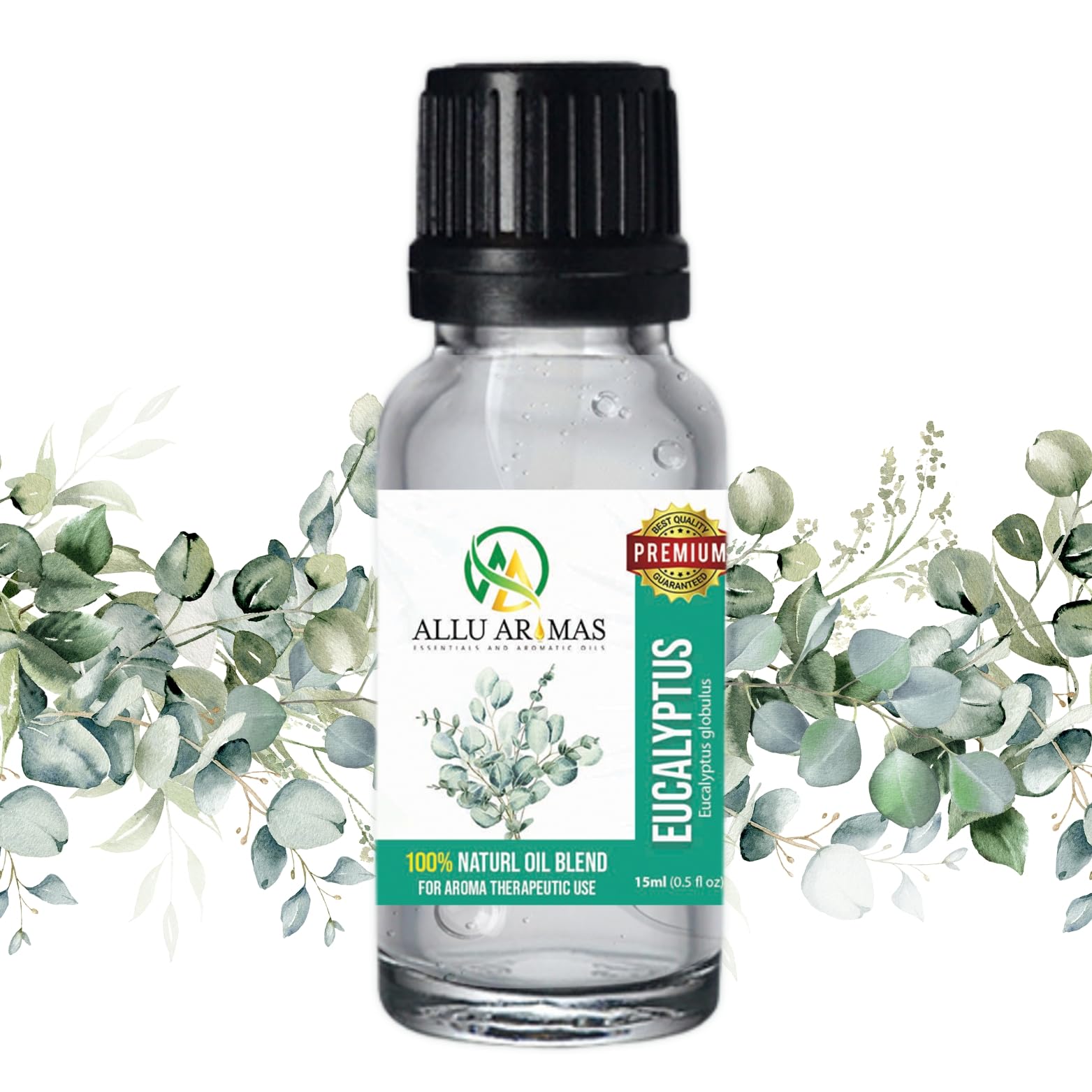 Allu Aromas Eucalyptus Essential Oil | 10ML (Eucalyptus)