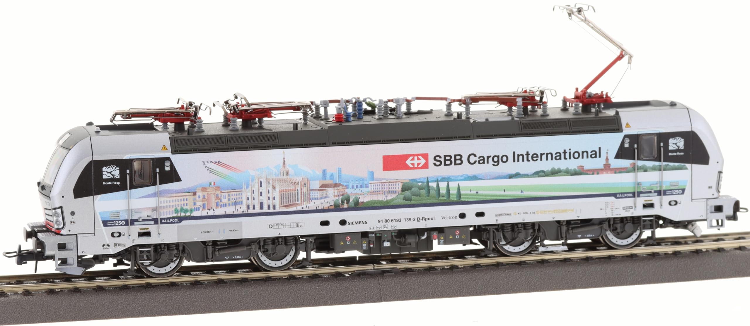 Roco 7510108 H0 E-Lok 193 139-3 'Italianpiercer', SBB-Cargo, Ep. VI, DC Sound