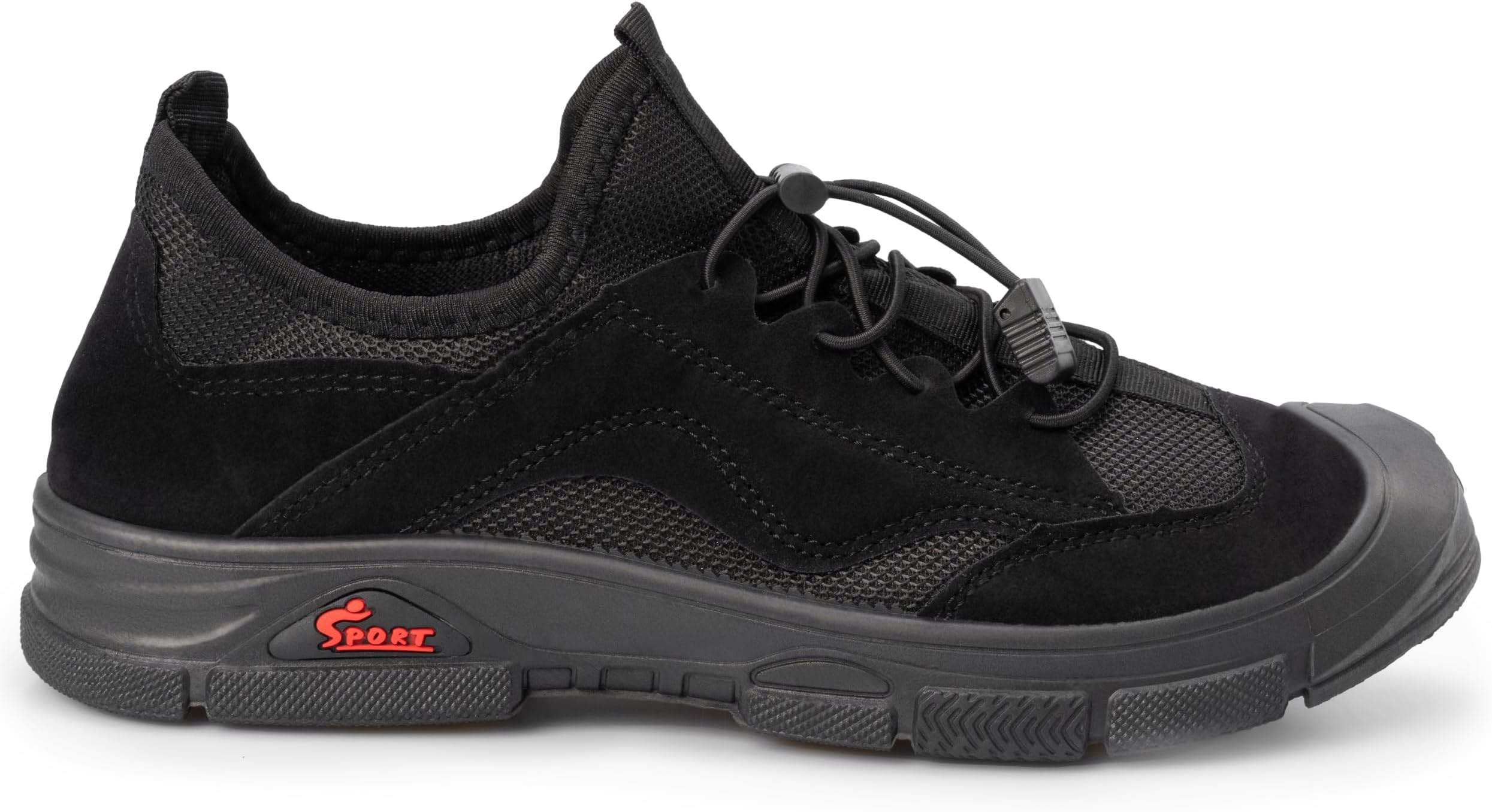 WAM FASHION Shoes for Men - Comfortable Sneakers, Casual Mens Shoes, Trainer Shoes, Lightweight and Breathable Walking Shoes, Mens Fashion Footwear, Adjustable Elastic Laces, Textile Mesh Lining