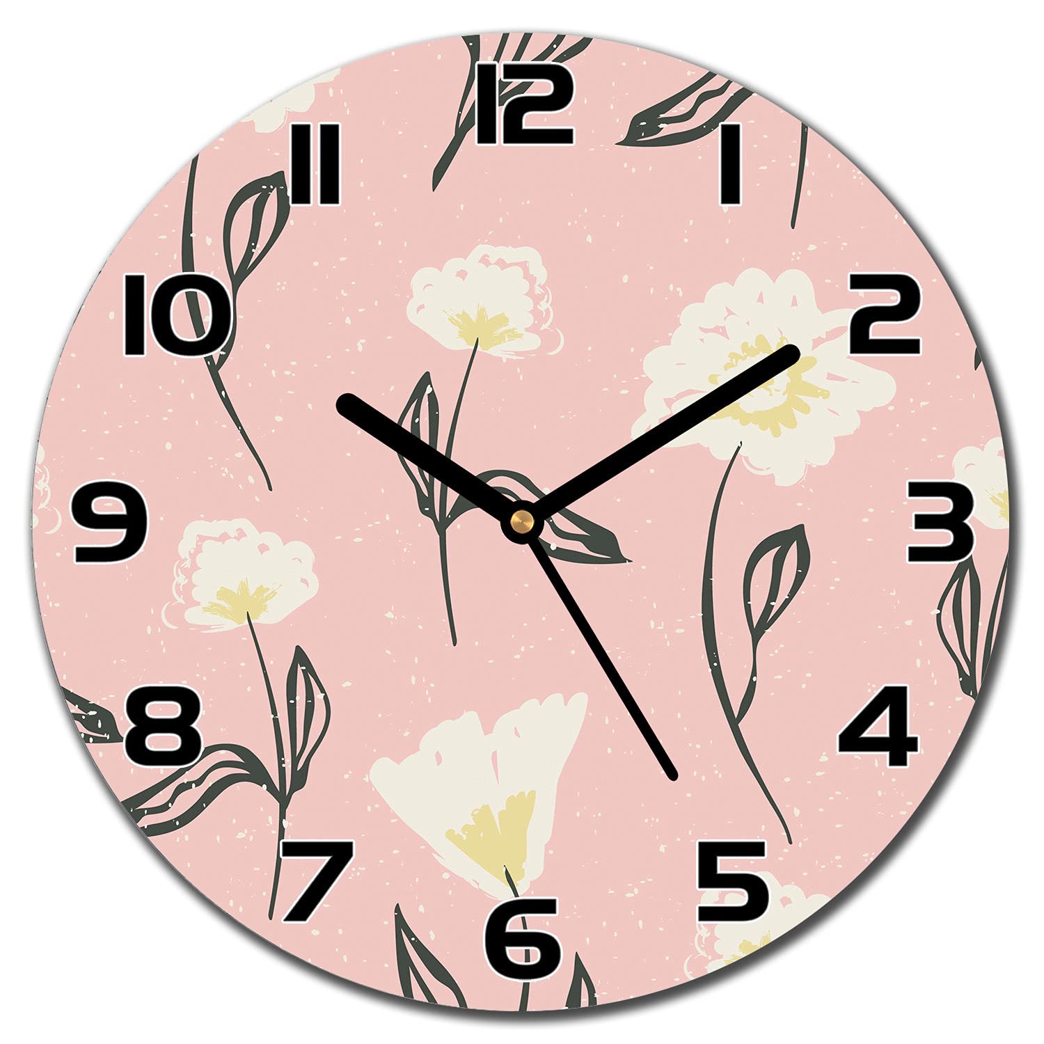 Horloge murale en verre Coloray : sublimez la décoration de votre cuisine ou salon