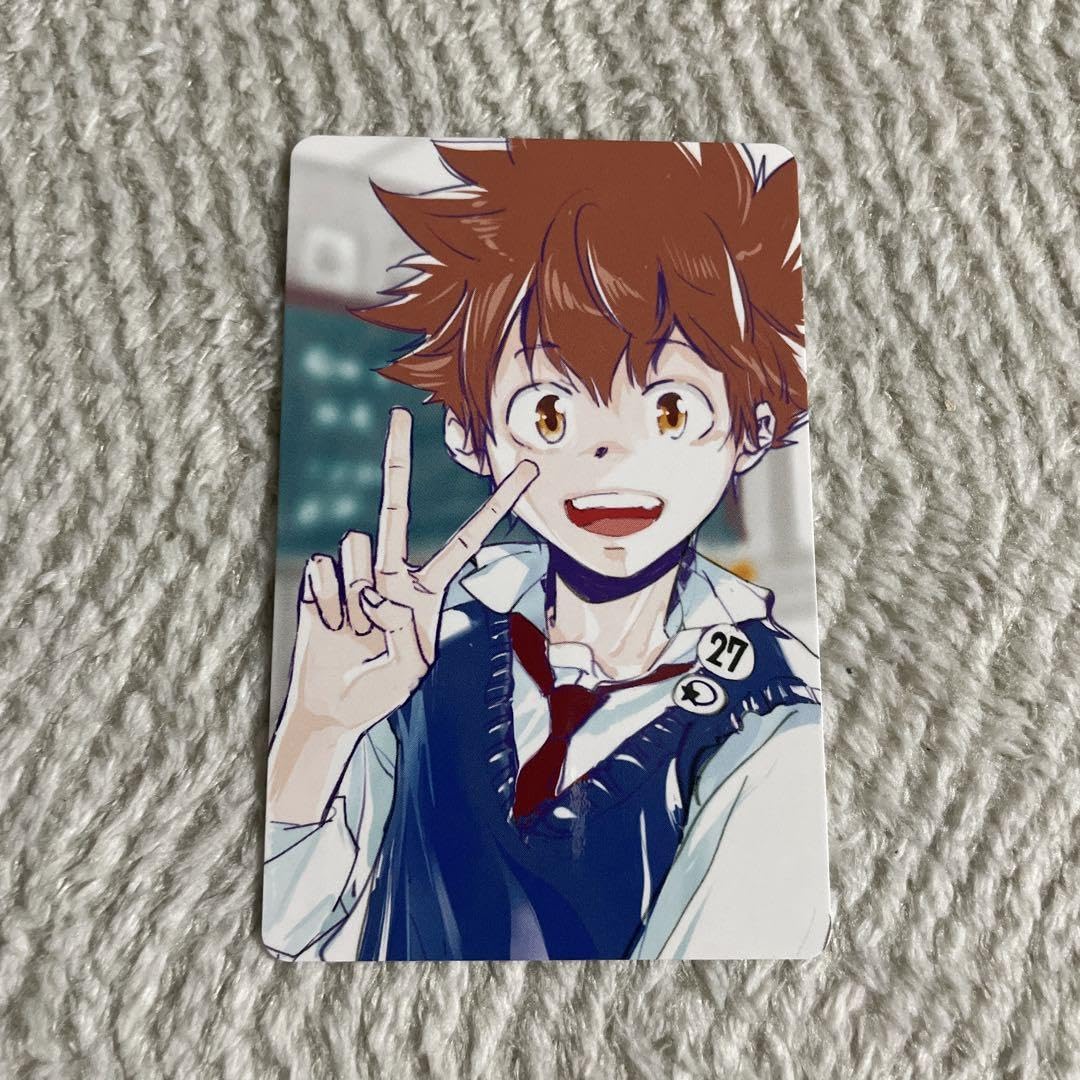 天野明展 自撮り風カード 購入特典ツナ沢田綱吉＊遠藤保仁選手サイン