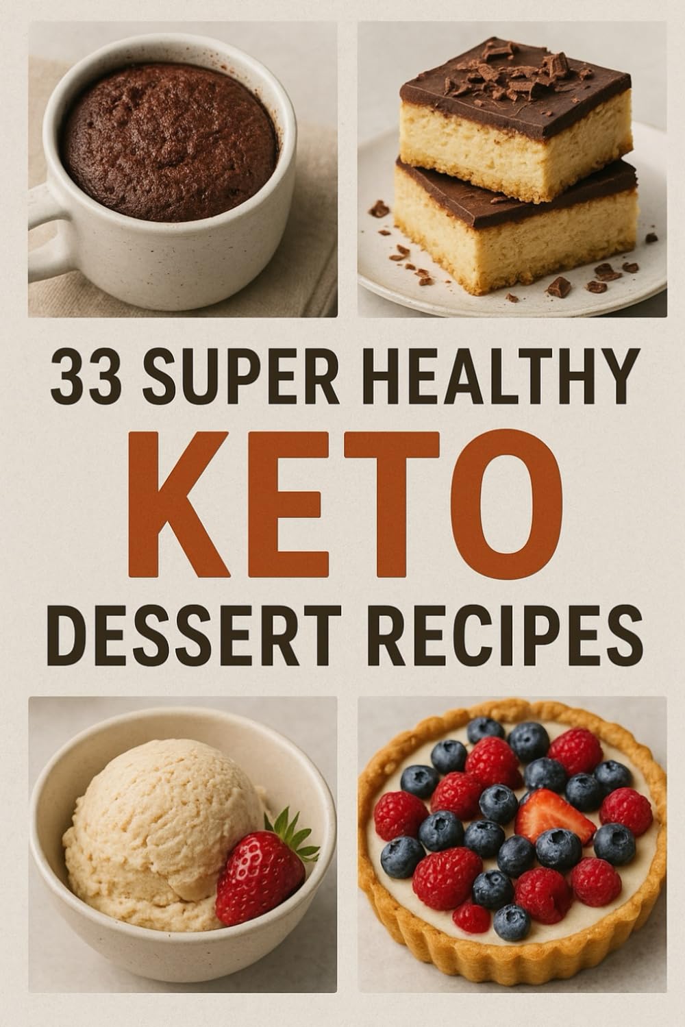 33 Super Healthy Keto Dessert Recipes: Easy Low-Carb, Sugar-Free Treats for Weight Loss & Keto Diet: Indulgent & Guilt-Free Keto-Friendly Desserts ... Instructions for Beginners & Advanced Bakers