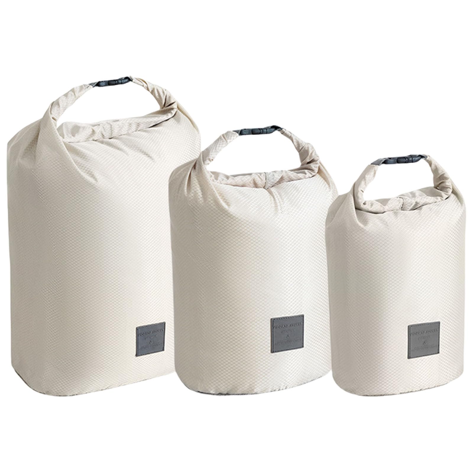 MICFENY Pack of 3 Ultralights Waterproof Dry Bags for Camping Hiking and Motorcycle Adventures Portable Stuff Sacks Set