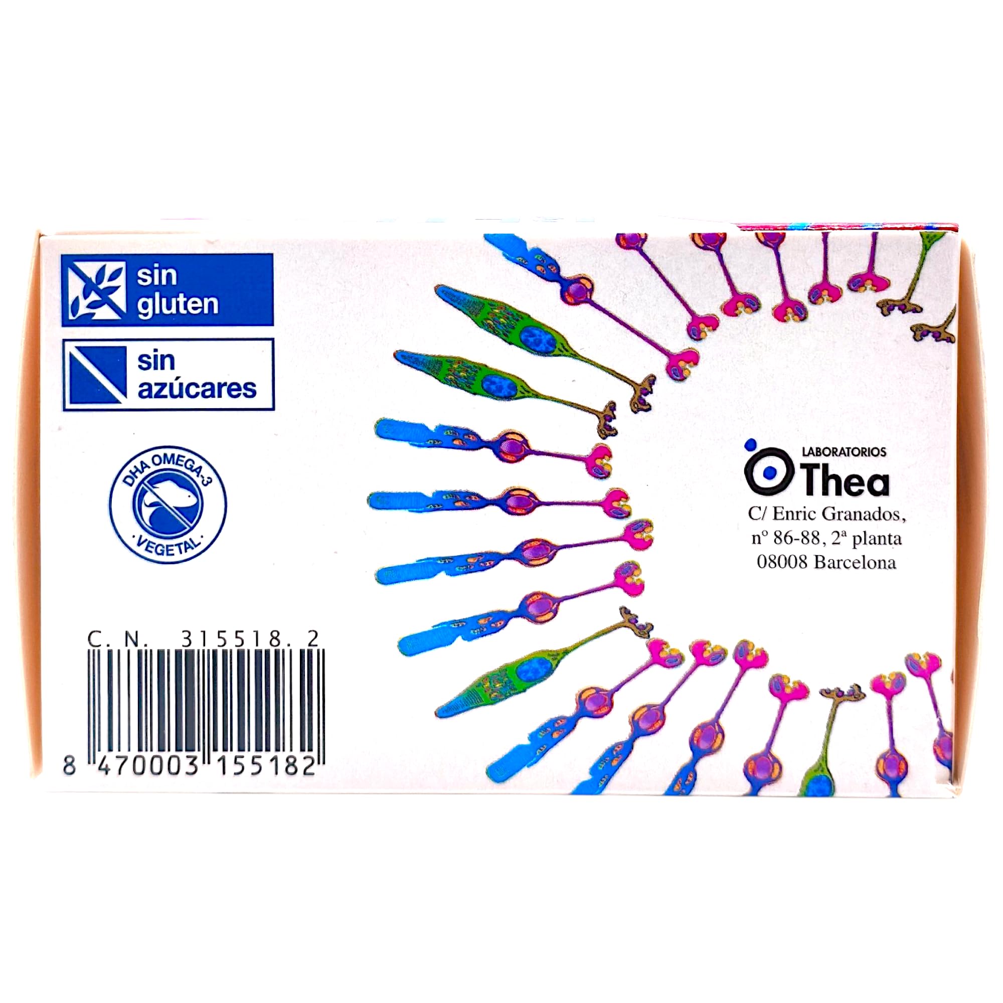 Thea Retilut 60 Cápsulas - Suplemento Ocular para la Salud Visual y Protección Antioxidante - Con Luteína, Zeaxantina, DHA, Resveratrol y Vitaminas