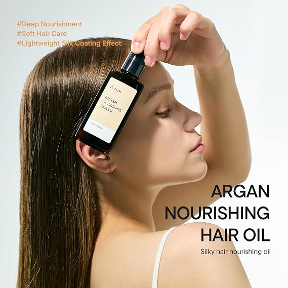 IUNIK Argan Nourishing Hair Oil - Hair Nourishment 3.38 fl oz