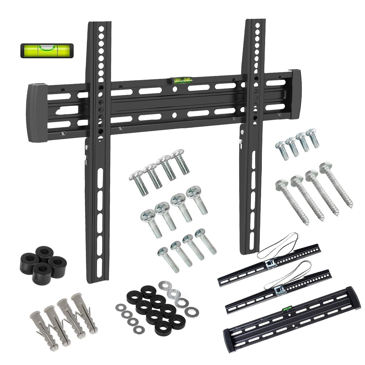 RICOO Monitor & TV plafondbeugel voor tv 23-42 inch, draaibaar kantelbaar in hoogte verstelbaar, universele tv-beugel plafond D0322, televisiebeugel plafond tot 20 kg met max. VESA 200x200 mm RICOO Monitor & TV plafondbeugel voor tv 23-42 inch, draaibaar kantelbaar in hoogte verstelbaar, universele tv-beugel plafond D0322, televisiebeugel plafond tot 20 kg met max. VESA 200x200 mm