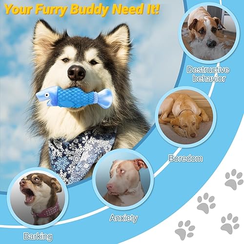 Miniatura 2 de WinTour Juguetes resistentes para perros masticadores agresivos de raza grande, juguetes indestructibles para perros grandes, juguetes masticables