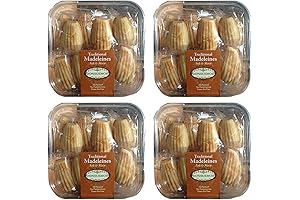 Donsuemor French Traditional Madeleines Individually Wrapped (Pack of 4)