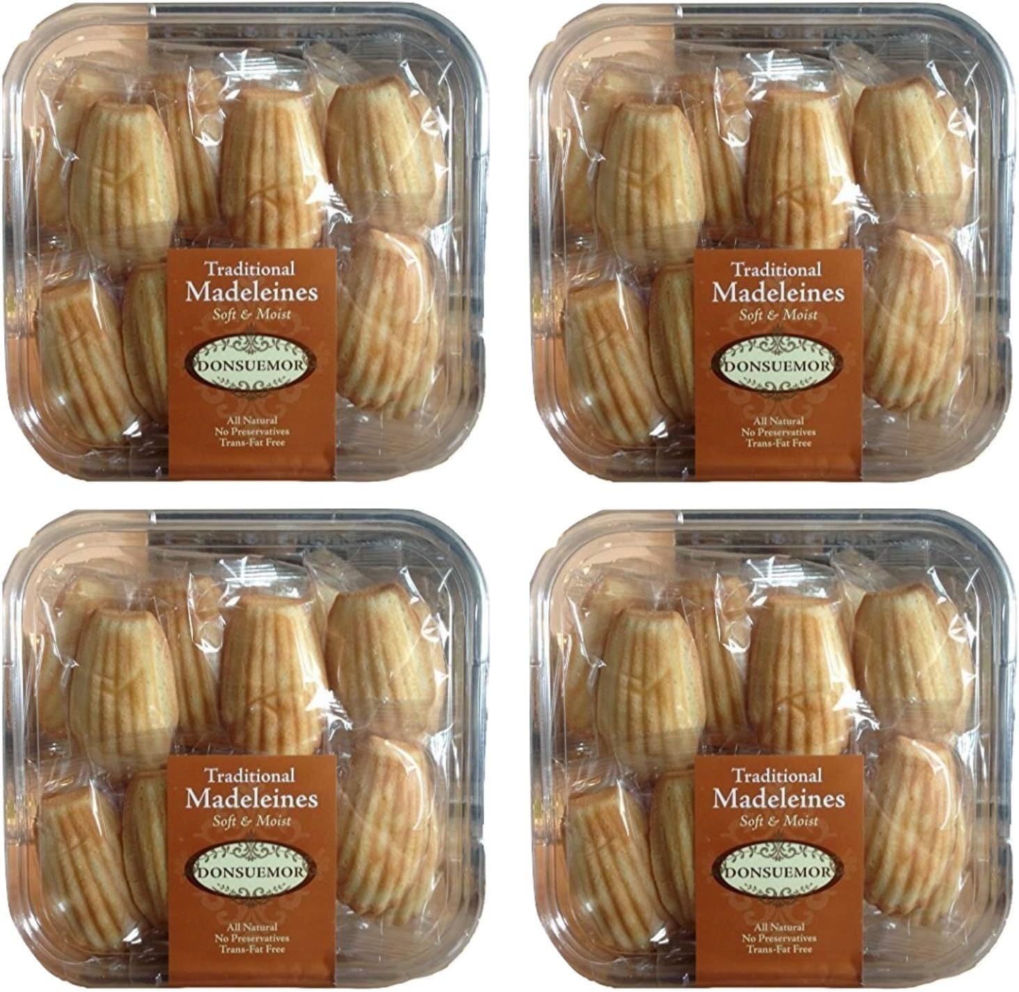 Traditional French Madeleines Individually Wrapped - 28 Oz. Each (Pack of 4)