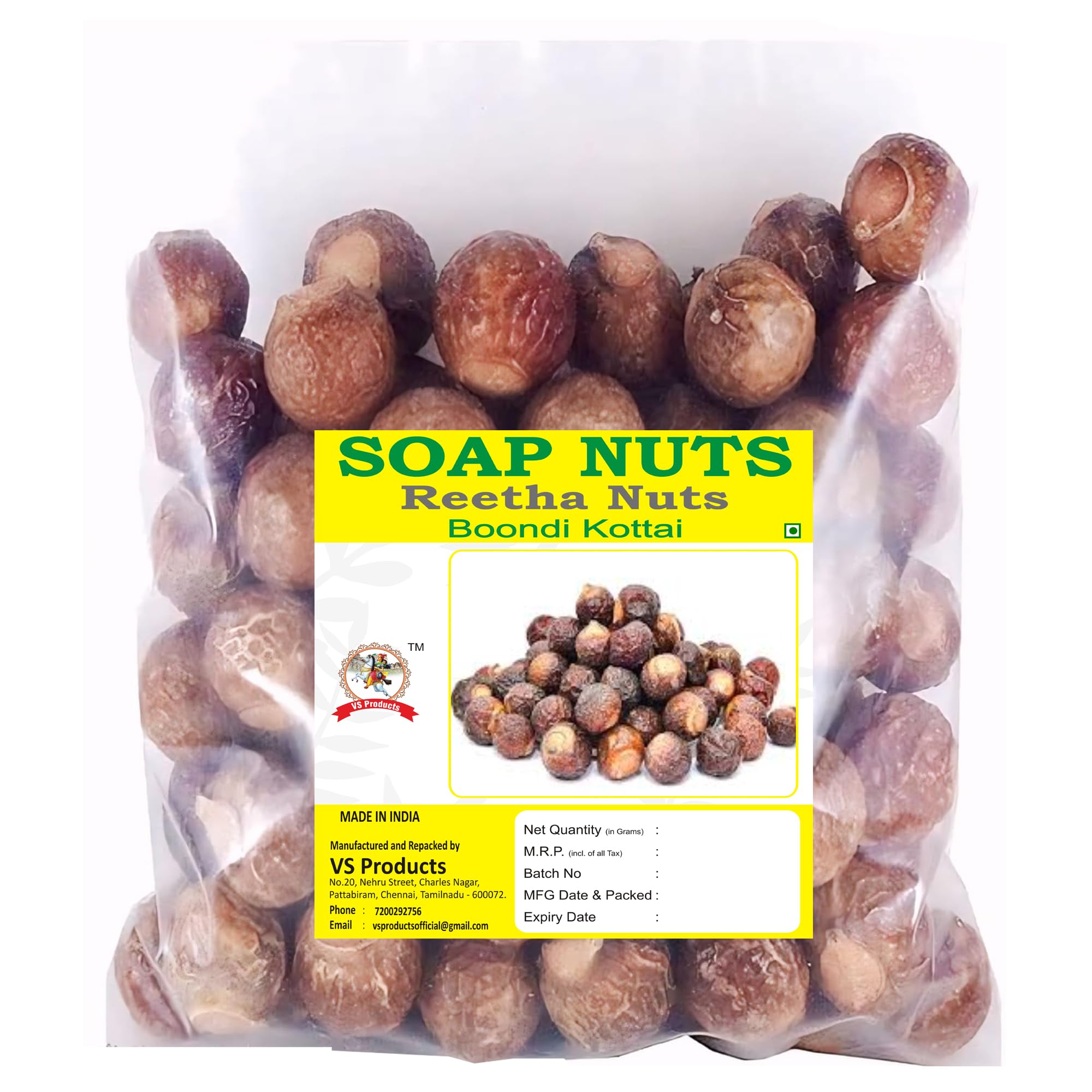 VS Products Soapnut,50g,Boondi Kottai, Kumkudukaya, Organic Reetha, Aritha, For Hair & Face(Pack of 1 X 50gm)-image-40
