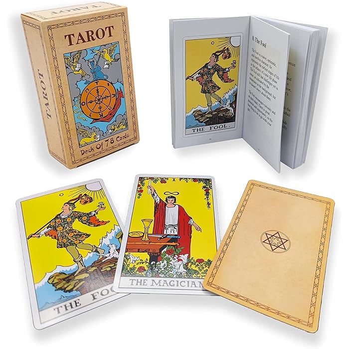Buy MTROYALDIA Tarot Cards with Guide Book 78 PCS Rider Waite Tarot