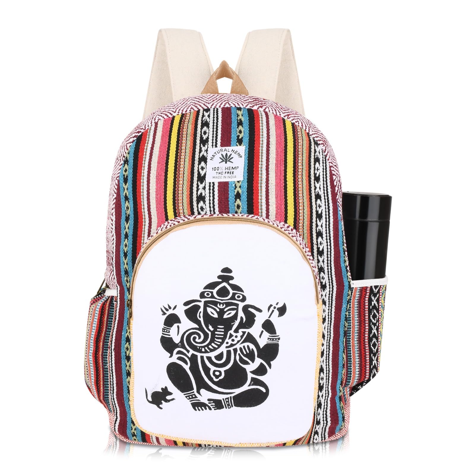 Lexical Hemp Backpack for Women Under 500 | Handicraft Bag for Collage | Laptop Backpack (B0DHDCGP66) Amazon Price History, Amazon Price Tracker