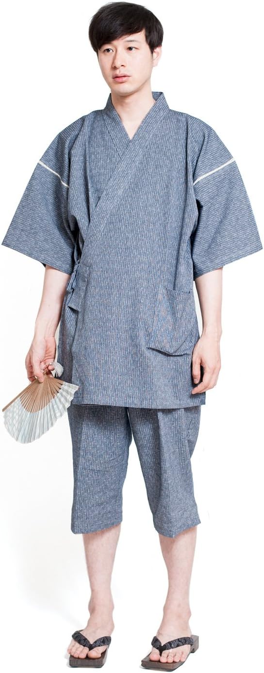 希少！逸品！笹倉玄照堂の藍染型染木綿のレディースジャケットL〜LL 藍