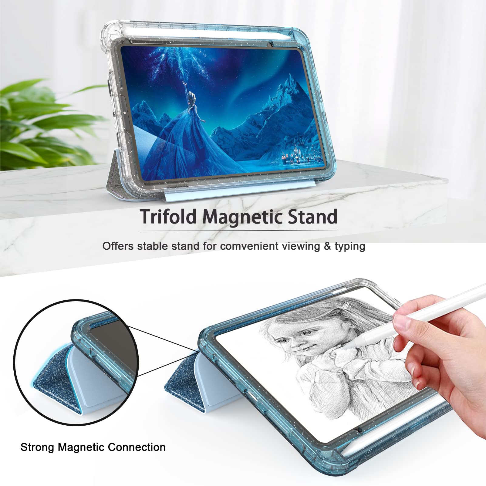 Amazon.com: TIMISM for iPad Mini 7 A17 Pro Case, iPad Mini 7th/6th