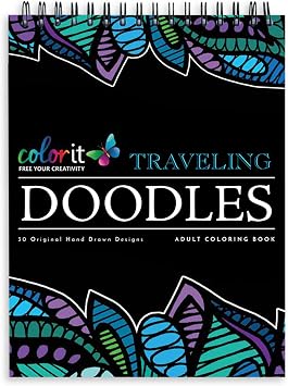 ColorIt Traveling Doodles Illustrated By Virginia Falkinburg