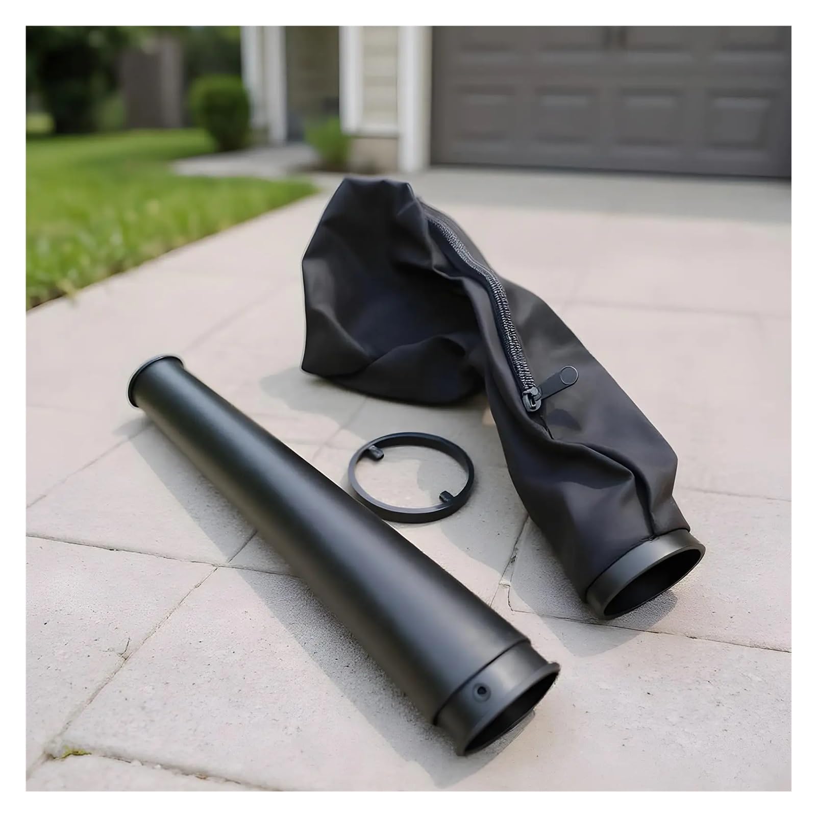 Soplador de hojas de alto flujo, resistente a la intemperie, accesorio de boquilla de refuerzo para patio, jardín, patio, césped, entrada, escombros