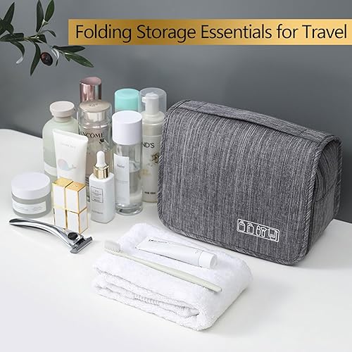 Miniatura 2 de Neceser colgante para hombres, bolsa de aseo de viaje con múltiples bolsillos, kit Dopp resistente al agua, bolsa de afeitar para accesorios de