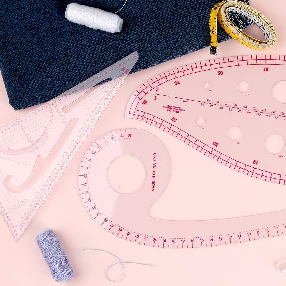 Sewing Ruler 4 Style Clothing Patterning Ruler Sew French Curve Ruler