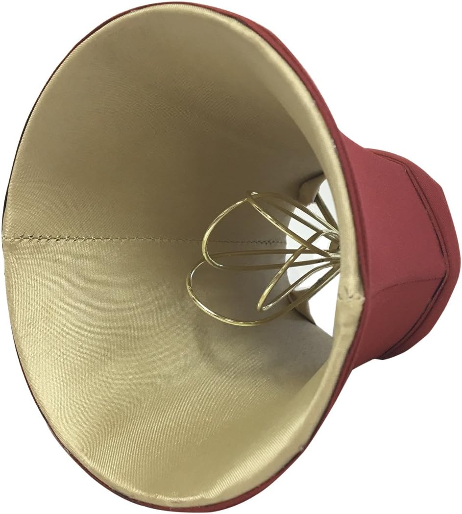 Royal Designs, Inc. CS-201BUR True Bell Chandelier Shade, 2.5 x 5 x 4.5, Burgundy
