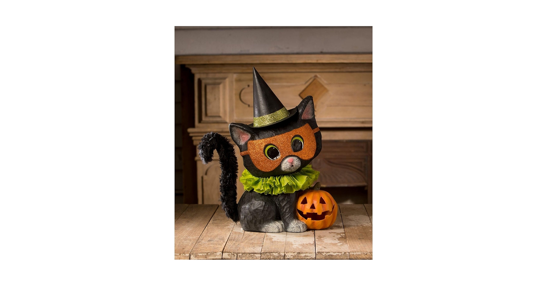 【レア】Bethany Lowe ハロウィン　猫　置物 レア】Bethany Lowe ハロウィン 猫 置物